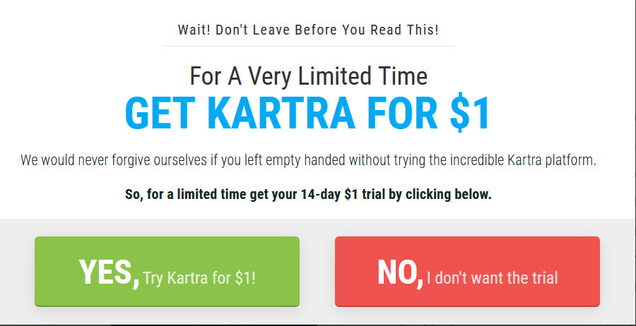 Kartra Trial