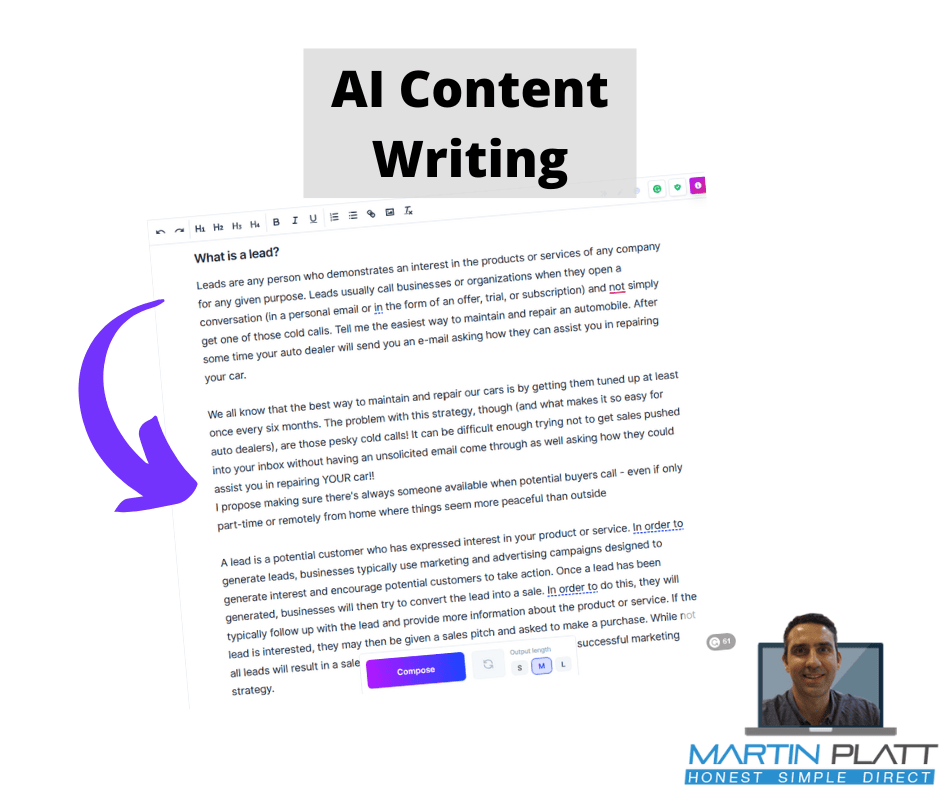 Artificial Intelligence SEO Content Writing