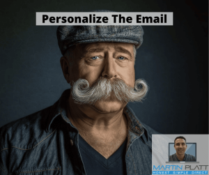Personalize The Email For Improved Open Rates